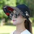 thumbnail image 1 of Gorra con visera grande para mujer, ala ancha, protección solar UV, para golf y tenis s202412247208, 1 of 1