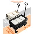 thumbnail image 2 of Carrito plegable FFQ ligero y portátil, capacidad de carga de 163 kg, 2 of 7