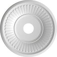 thumbnail image 5 of Ekena Millwork 19"OD x 3 1/2"ID x 1"P Berkshire Thermoformed PVC Ceiling Medallion (Fits Canopies up to 8 3/8"), Aged Dark Steel, 5 of 5