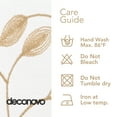 thumbnail image 6 of Deconovo Sheer Curtains 63 inch Length, Floral Embroidered Curtains for Bedroom - 2 Panels, Each 52x63 in, Beige, 6 of 7