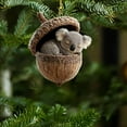 thumbnail image 5 of Forest Animal Acorn Ornaments Cozy Forest Christmas Ornaments, 2026 New Pine Cone Animal Decoration, Woodland Creature Hanging Ornament, Hanging Ornament for Home Decor(E), 5 of 6