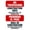 Warning Sign 5, variant on No Trespassing Flying Within 500 Feet Prohibited Warning Sign - 8"x12", Prohibition Metal Decor for Business, Home Walls