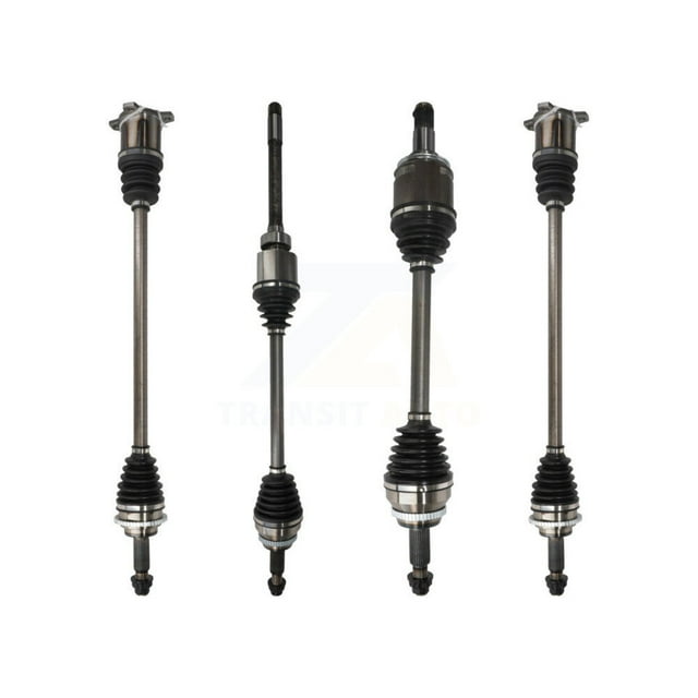 Kugel Front Rear CV Axle Drive Shaft Complete Assembly Kit for Car 2017-2020 Toyota Sienna AWD with 3.5L Automatic transmission Primary Design - Left Right Side (Driver Passenger) KCV-100434