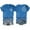 Blue, variant on LUOGENLI Female T-shirts for Womens Women's Loose Fit V Neck T Shirt with Stylish Letter Print – Casual Short Sleeve Top for Everyday Wear Womens T-shirts Graphic Tees Vintage Summer Clothes Black XL