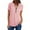 Pink, variant on Baberdicy Shirts for Women Tank Tops Loose Casual Zipper Neck Shirt Tops Tee Blouse T-Shirt V Ladies Top Womens Women's Blouse Loose Fit Shirts for Women Black L