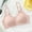 #6Pink, variant on Womens Bras Wireless Seamless Bras for Women No Underwire Wavy V Neck Soft Support Full Coverage Comfortable Bra