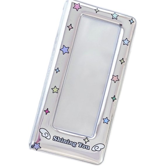 Colorful Star Photobooth Photo Album for Photo Strips Party or Wedding Album 20 Clear Sleeves Fits 40 Slide In Photos