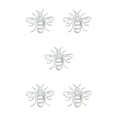thumbnail image 2 of Injueey Decoraciones de abejas con estilo para tu jardín y espacios al aire libre Artesanía hecha a mano plata S 1 Type2 NO2, 2 of 6