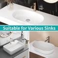 thumbnail image 6 of Bathroom Sink Stopper for 1.1-1.45 Inch, Pop Up Sink Drain Filter with Removable Stainless Steel Filter Basket Hair Catcher, for US Bathroom Sink Stopper Replacement, 6 of 7