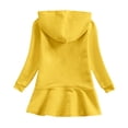 thumbnail image 6 of EnJoCho Girls Hooded Sweater Dress Western Style Casual Hooded Dress for Spring Autumn Baby Kids Pullover Knit Skirt Warm Outfit, 6 of 7