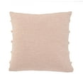 thumbnail image 3 of Ox Bay Sindy 20" x 20" Pink Shag Striped Cotton Adult Decorative Throw Pillow Cover, 3 of 6