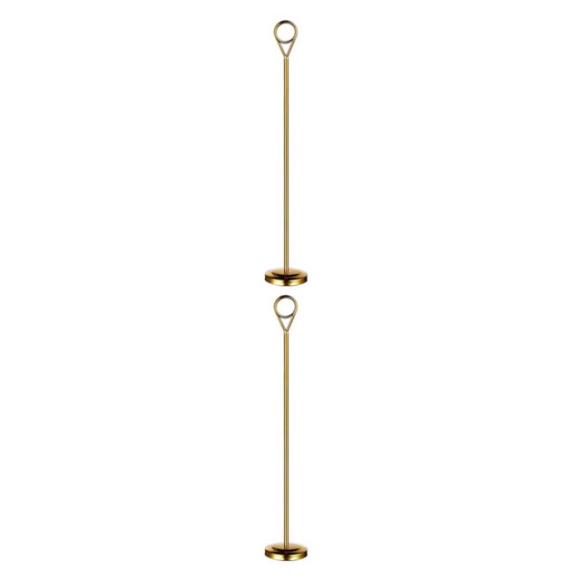 Baohd Support Photo Porte-Numéro de Table Contemporain pour les Paramètres d'Hôtel à la Mode Or 30cm 2Set