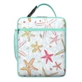 thumbnail image 6 of Leakproof Insulated Lunch Bag with Mesh Side Pocket, Hands-Free Buckle Handle, Featuring Starfish, Beach, Seashells, Coral & Tropical Marine Creatures for Outdoor & Work, 6 of 6