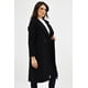 thumbnail image 2 of Abrigo largo con doble boton Roman Fashion /Juvenil, 2009 (Negro) negro CH, 2 of 6