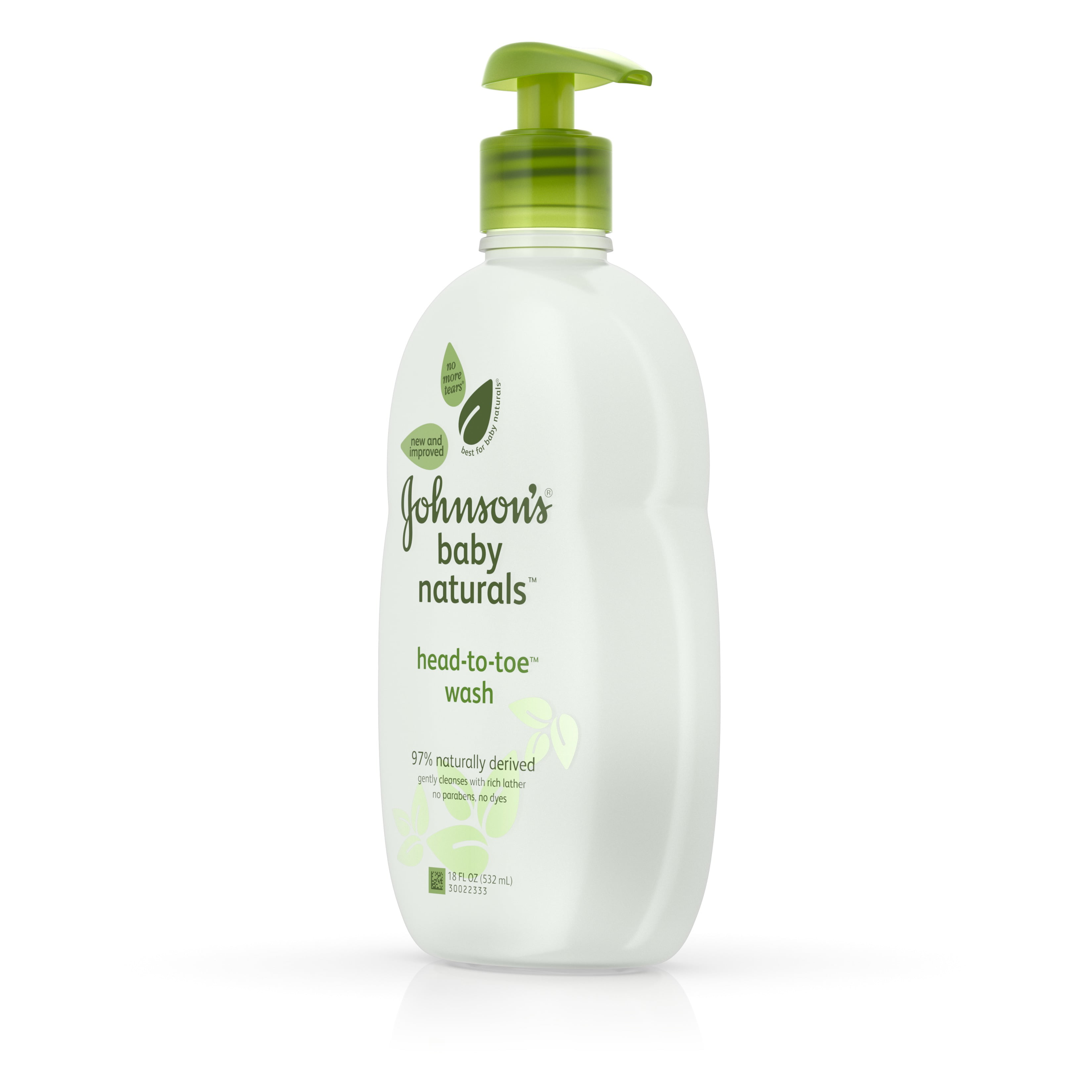 johnson's baby naturals head to toe wash