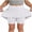White, variant on shoper Girls Spring Dresses Size 5-6, Girls Athletic Skort with Built-In Shorts Pockets for Play Sports Comfort