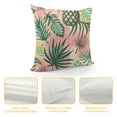 thumbnail image 4 of GOSMITH Tropical Leaves Throw Pillow Covers Pillowcases Hibiscus Flower Pineapple Decorative Square Pillow Case Cushion Covers for Sofa Couch Outdoor Bed Pillow Protectors, 4 of 5