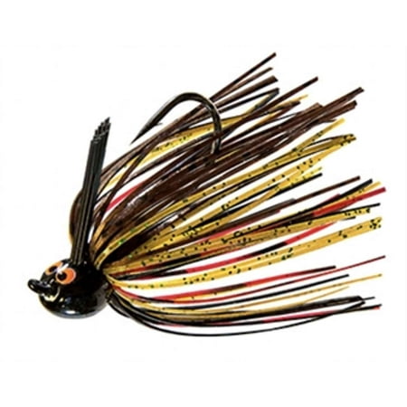 UPC: 0897744001062 | Z Man Crosseyez PF Jig 1/4oz Bruised Green Pumpkin
