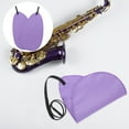 thumbnail image 1 of SKISUNO 2Pcs Violet Microfiber Instrument Cleaner Cloth for Saxophone Flute and Clarinet Inside Tubes, 1 of 8