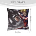 thumbnail image 4 of My Hero Academia Throw Pillow Covers, Anime Pillow Cases, Cushion Covers 18 X 18 Inch Square Pillow Protectors For Sofa Couch Bedroom Car Chair Home Decor, 4 of 9