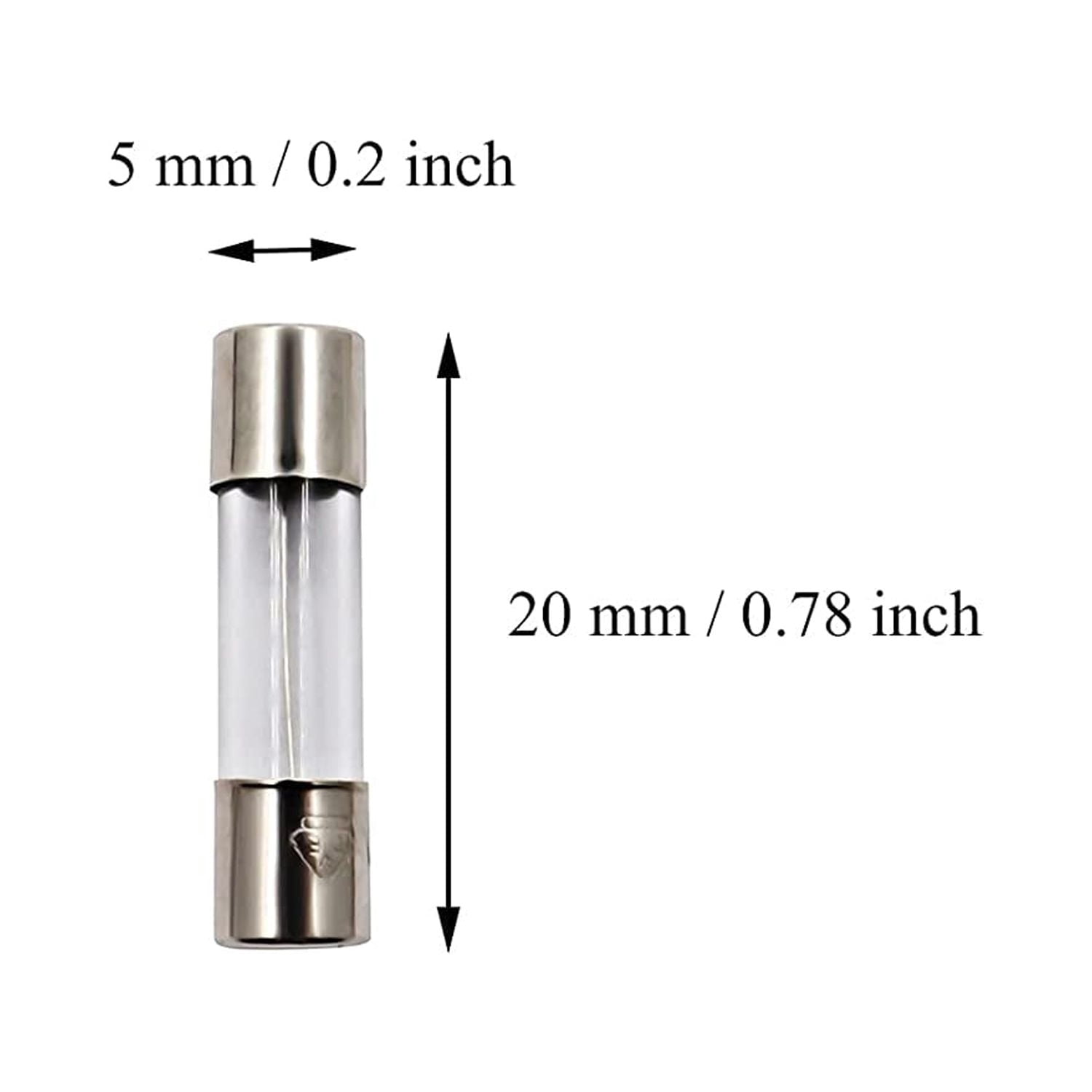 Lot De 5 Fusibles Céramique T4AH 250V - 5x20 Mm, Pour Appareils électriques