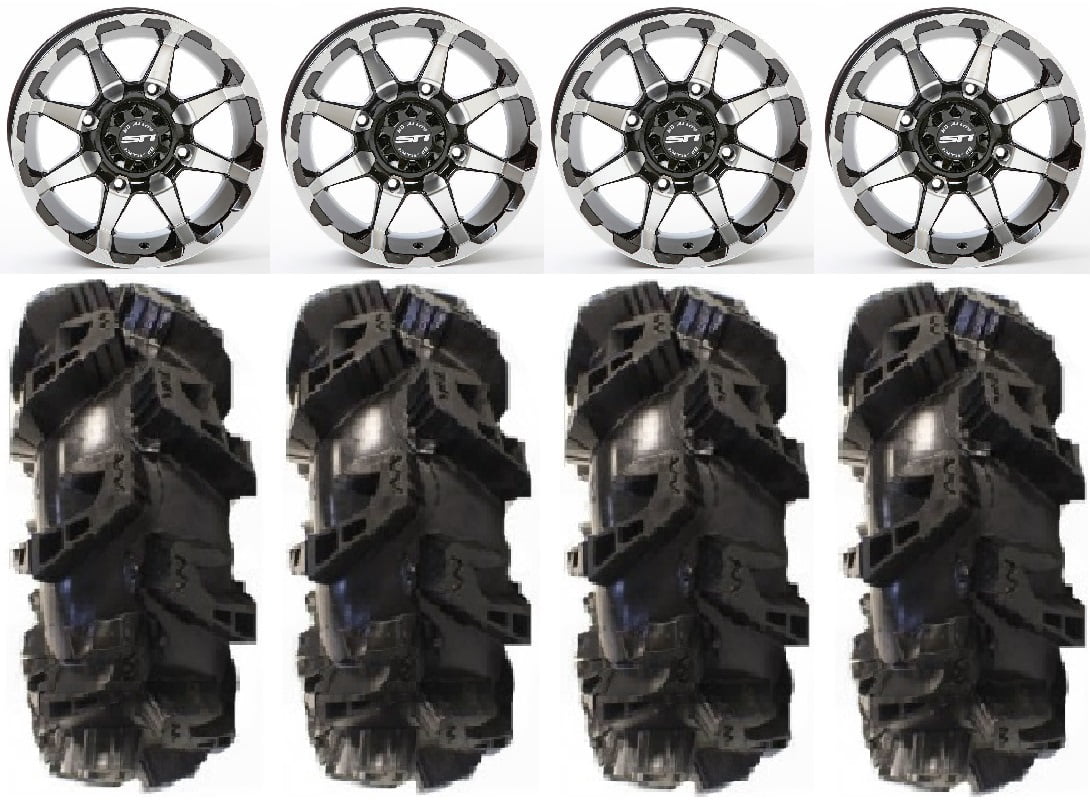 Full set of Gorilla Silverback 30x9-14 ATV Mud Tires 4 