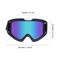 thumbnail image 2 of Mistaha Motorcycle Off-Road Goggles Helmet Windproof Sandproof Outdoor Eye Protection Glasses 370 Model (5 Colors), 2 of 7