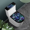 thumbnail image 3 of HELLHERO Bathroom Toilet Cozy Set Pack of 2 Polyester Easy to Clean for Women Hummingbird, 3 of 8