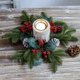 thumbnail image 5 of Needle Candlestick Wreath For Christmas Table Decoration Artificial Leaves Candle Ring Candlestick Garland Home Decor, 5 of 6