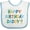 White and Blue, variant on Inktastic Happy Birthday Daddy Boys or Girls Baby Bib