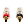 thumbnail image 1 of 2 uds., Conector tipo banana de 4mm, conector de enchufe, poste de para amplificador, conector de terminal de y adaptador y de Hugo Postes de conexión de terminales de altavoz, 1 of 6