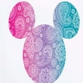 thumbnail image 3 of Mickey & Friends - Paisley Pattern Mickey - Women's Short Sleeve Graphic T-Shirt, 3 of 5
