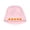 Petal Pink, variant on CafePress - Halloween Candy Corn - Baby Hat