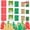 24pcs 3 size, variant on Joyfy 40 Pcs Christmas Drawstrings Foil Gift Bags, Xmas Wrapping Gift Assorted Size with Present Tag for Christmas Holiday Party Favor, Reusable Wrap Goodie Bag Decorations