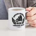 thumbnail image 4 of CafePress - Biker Grandpa - 11 oz Ceramic Mug - Novelty Coffee Tea Cup, 4 of 4