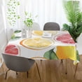thumbnail image 3 of Yayeee Tablecloths 54" x 72" Rectangle Wrinkle Resistant Party Table Cover, Grapefruit Slices, 3 of 8