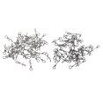 thumbnail image 1 of 100 Unids Conector de Pesca Cola Clips de Fastach de pesca acero Inoxidable, 1 of 7