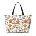 thumbnail image 2 of Fotbe Mushrooms Bolsa de Viaje para Playa - Resistente al Agua, Bolsa Tote de Gran Capacidad y Ligera con 7 Bolsillos para Mujeres y Hombres, 2 of 7