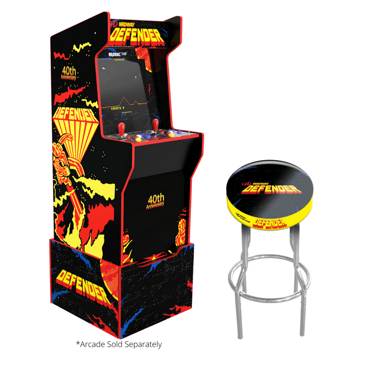 Defender Midway Adjustable Stool, Arcade1Up - Walmart.com