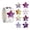 Q202, variant on 500Pcs/Roll Colorful Star Round Sticker Adhesive Glittering Labels Roll for Reward Charts Kids Teachers
