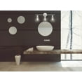 thumbnail image 2 of Trade Winds Williamsburg 3-Light Bathroom Vanity Light in Brushed Nickel, 2 of 5