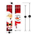 thumbnail image 5 of Christmas Banner Decorations, Red Welcome Merry Christmas Porch Sign Merry and Bright Santa Claus Snowman Door Banner Hanging Decor for Winter Christmas Holiday Theme Party Supplies, 5 of 7