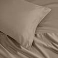 thumbnail image 5 of Superior Egyptian Cotton 1500 Thread Count Pillowcase Set of 2, Taupe, 5 of 7