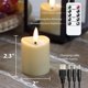 thumbnail image 2 of 12x Velas LED, Velas Parpadeantes Sin Llama, Velas Recargables, Velas de Real con Control Remoto, Color Lechoso, 2 of 5