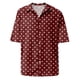 thumbnail image 4 of Hawaiian Shirt For Men, Men's Vintage Button Down Bowling Shirts Short Sleeve Summer Beach Shirt M, 4 of 5