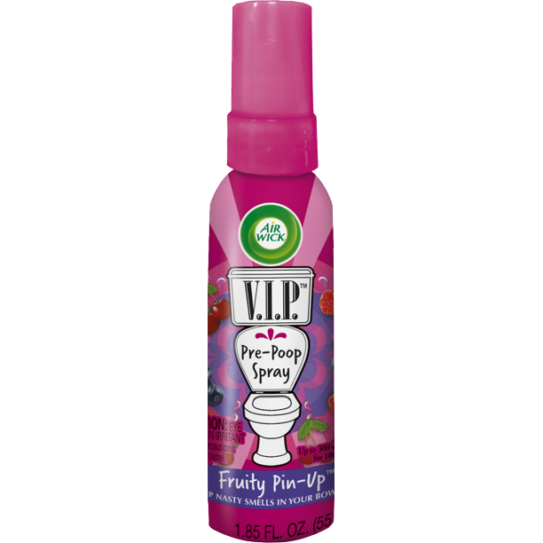 Air Wick V.I.P. PrePoop Spray, Fruity PinUp, 1.85oz