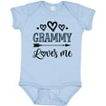 thumbnail image 3 of Inktastic My Grammy Loves Me Grandchild Girls Baby Bodysuit, 3 of 5
