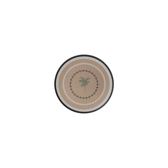 Hometrends Assiette à Apéritif en Bambou Mélamine Khaki 7 Inch