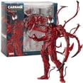thumbnail image 4 of Figuras de acción móviles de 18CM, 2 tipos, Venom rojo, Carnage, SpiderMan, articulaciones articuladas, modelo de juguetes, regalo, 4 of 5