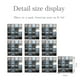 XZNGL 10pcs 3D Stickers Carreaux de Cristal DIY Autocollants Muraux Adhésifs Imperméables à l'Eau – image 3 sur 9
